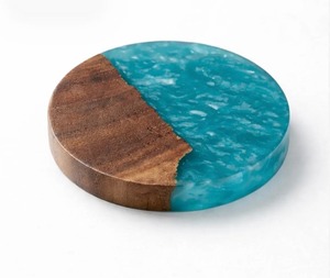 Premium Handmade Resin Coaster Set For Coffee <b>Table</b> <b>Dining</b> Decor And Modern Home Drink Protection - Product Image 1