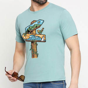 Nouvel Arrivage – T-shirt Homme Imprimé en Coton Tricoté, Durable et Élégant, Style Urbain – Vente en Gros - Product Image 3