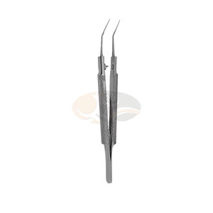 Poignée de forceps pour capsulorhexis en acier inoxydable, manuelle, certifiée CE, environ 100 mm, instrument chirurgical ophtalmique de haute précision 5 - Product Image 2