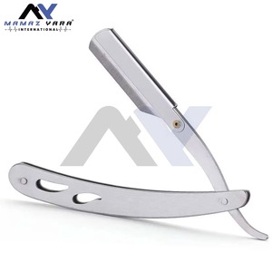 Rasoir professionnel manuel pliable à lame droite, couteau de rasage en acier inoxydable de haute qualité pour hommes, salon de coiffure, barbiers - Product Image 5