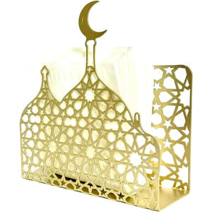 Elegante Porta Servilletas de Cobre con Base de Latón, Accesorio de Mesa y Dispensador de Servilletas para Decoración de Mesa de Comedor - Product Image 6