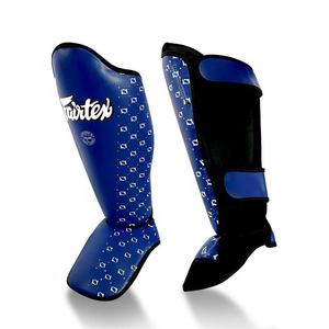 Protection de jambe en cuir personnalisée pour le kickboxing, protège-tibias jaunes sur mesure pour l'entraînement de Muay Thai - Product Image 6