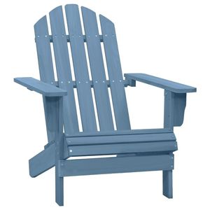 Sedia Adirondack in legno massello di abete in blu per posti a sedere all'aperto del Patio - Product Image 1