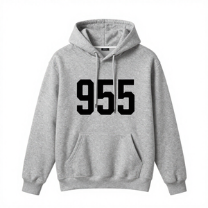 เสื้อฮู้ดพิมพ์ลายลำลอง ผ้าฝ้ายฟลีซ 555 พร้อมบริการปรับแต่งแบบ OEM ODM - Product Image 6