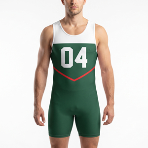 Men's Rowing Suit OEM Manufacturer Men's Rowing Sports Uniform Sleeveless Quick Dry Custom Men's Rowing Racing Singlet - Product Image 1