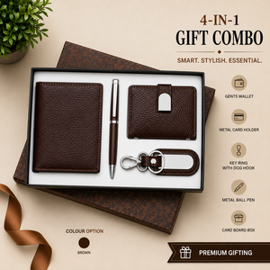 Set de Regalo Personalizado 3 en 1 de Cuero PU: Cuaderno A5, Bolígrafo Metálico y Estuche para Gafas, en Caja de Regalo Ejecutiva - Product Image 6