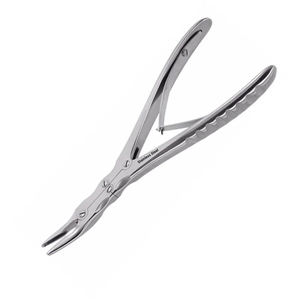 Rongeur à os Beyer à double action, courbé, en acier inoxydable allemand, instrument orthopédique manuel, modèle personnalisé avec spécifications de taille - Product Image 3