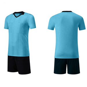 Camiseta de fútbol con cuello en V verde neón para hombre con bolsillos y pantalones cortos negros, uniforme de poliéster que absorbe la humedad para adultos - Product Image 5