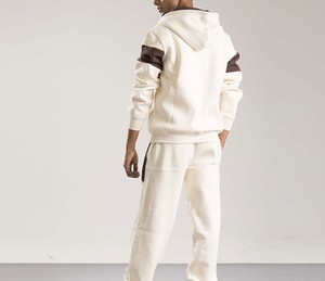 Survêtement d'hiver décontracté pour hommes, grande taille, à capuche, imprimé uni, avec logo personnalisé, confortable et professionnel, vente en gros RAPID SPORTS - Product Image 3