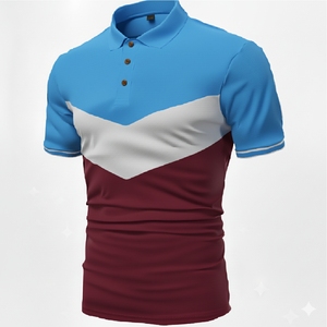 Mens <b>Classic</b> Polo Shirt Short Sleeve Breathable Cotton Casual Slim Fit Summer Fashion Golf Polo T Shirt - Product Image 6