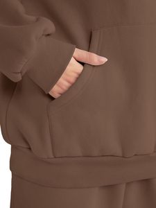 Girls Hoodie and Sweatpants Set Breathable Soft <b>Material</b> Sportswear Comfortable Fitness Jogger Suit Trendy Wear Factory Export - Product Image 6
