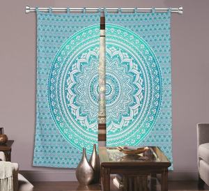 Indien Boho Gypsy Tapisserie Reine/Twin Floral Mandala Fenêtre Traitement Tissé Rideau pour Dortoir Porte Fenêtre Hippie Chic Style - Product Image 3
