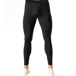 Best Selling Mens Casual Fitness Leggings Breathable Cotton Fabric Mid Waist Custom Compression Leggings Tights Low MOQ - Product Image 6