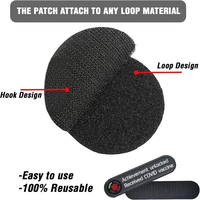 Étiquette en PVC 2D/3D gaufrée, imperméable, thermocollante, avec logo personnalisé, pour l'entretien des vêtements et des chapeaux en toile