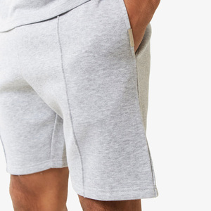 Ensemble de shorts en tissu éponge 100% coton pour homme, style hip-hop, nouveau design, impression par sublimation, couleur unie, séchage rapide, vêtements d'été - Product Image 6