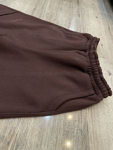 Winter Brown <b>Oversized</b> Hoodie <b>Jogger</b> Tracksuit Pullover Sweatshirt Set Solid Casual Streetwear Front Custom Logo - Product Image 3