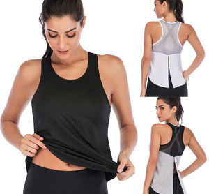 Women's New Fitness Breathable Gym Workout Tank Top <b>Sexy</b> Backless Sport <b>T</b>-<b>Shirt</b> Casual Style with Feather Decoration for Running - Product Image 6