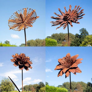 Estacas de Jardín Metálicas Modernas y Minimalistas para Decoración de Patio Exterior, Soporte Duradero para Plantas de Acero - Product Image 2
