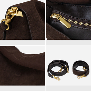 Bolsos Tote de Cuero de Primera Calidad, Hechos a Mano, de Cuero de Grano Completo, con Cierre de Cremallera y Abierto, Personalizables, para Uso Diario, Regalo para Ella - Product Image 3