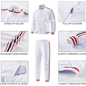 Conjunto de Sudadera con Capucha y Pantalones Deportivos para Hombre, Estilo Urbano, Invierno, Color Sólido, 100% Algodón, Felpa, Tejido Grueso para Deportes - Product Image 4
