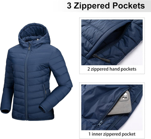 High Quality Winter <b>Warm</b> Bubble Coat <b>Clothes</b> Manufacturer Custom Long Hood Puffer Jacket <b>for</b> Women - Product Image 1