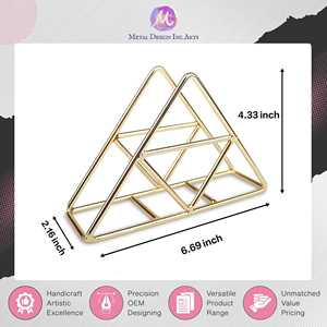 Offre Exclusive : Support de Serviettes et de Mouchoirs en Fil Métallique de Qualité Supérieure, Idéal pour la Cuisine, la Table et la Décoration Intérieure - Product Image 2