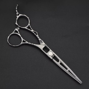 Ciseaux à effiler professionnels en acier inoxydable 440C de 6 pouces avec manche ergonomique mat et creux – Qualité supérieure pour barbier - Product Image 5