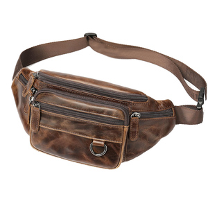 Waist Bag Waterproof Anti Theft Multi <b>Pocket</b> Fanny Pack Adjustable <b>Belt</b> Bag for Men Women Travel Hiking Running - Product Image 2