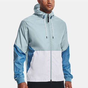 Veste coupe-vent d'hiver à capuche pour homme de qualité supérieure, logo sur le devant, tissu en polaire doux, service OEM, personnalisable, utilisation en voyage et en plein air - Product Image 4