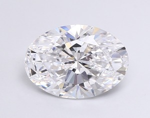 Diamant ovale CVD de 3,02 carats, qualité E VS1, cultivé en laboratoire, polissage excellent, certifié, écologique, pierre précieuse synthétique pour bijoux sur mesure - Product Image 1
