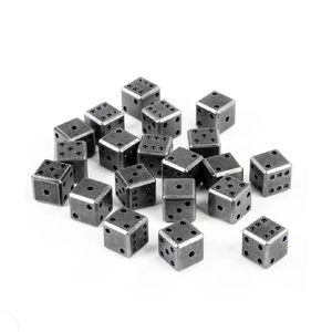 <b>Stone</b> Hematite D6 Dice Cube Natural Gemstone Crystal <b>Stone</b> D6 Dice Engraved <b>Stone</b> Custom Dice Sets - Product Image 6