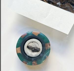 Modern Resin & Wood Incense Burner Set Arabic-Inspired Mubkhar for <b>Oud</b>, <b>Bakhoor</b> & Essential Oils - Product Image 3