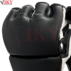 Gants de MMA en cuir noir et blanc, sur mesure, nouvelle collection, best-seller, pour entraînement de grappling et sparring en arts martiaux 2026 - Product Image 6