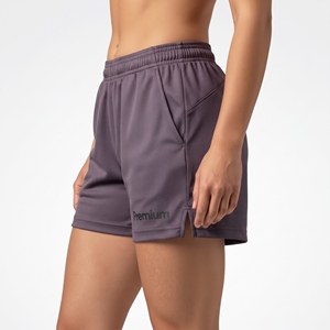 Custom <b>Women's</b> Plus Size Polyester Fleece Casual <b>Shorts</b> Elastic Waist Athletic Training Bottoms Comfortable Lightweight Sports - Product Image 4