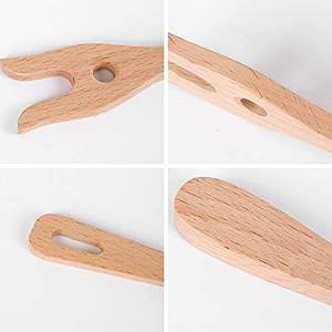 Aiguilles à crocheter en bois de qualité supérieure pour le tissage sur métier, outils d'artisanat à surface lisse pour la couture et les projets de fil DIY - Product Image 2