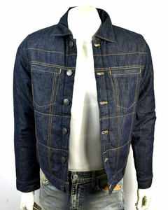 Men Sherpa <b>Lined</b> Denim <b>Jacket</b> Long Sleeve Vintage - Product Image 3