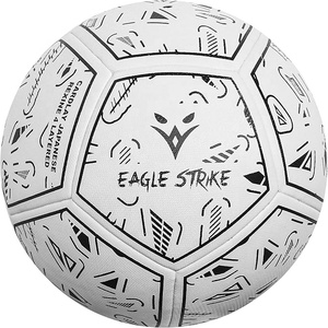 Balón de Fútbol Personalizado Eagle Strike, Diseño Blanco y Negro, Tamaño 5 para Entrenamiento, Durable - Product Image 1