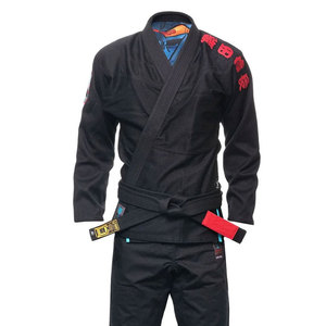Kimono de Jiu-Jitsu Brésilien Léger Noir, Uniforme d'Arts Martiaux Renforcé et Durable pour Hommes, Femmes et Adultes - Product Image 1