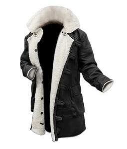 2026 High Quality Breathable Men's <b>Shearling</b> Leather Coats Classic Cold Weather Winter Coat 50% Feather Filled Coated Standard - Product Image 3