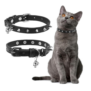 Collier pour chat en cuir personnalisé 2026, confortable et extensible, avec laisse assortie, haute qualité, respirant, vente en gros - Product Image 2
