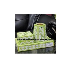 Juego de quemador de incienso Bakhoor de nácar verde, soporte de incienso de hueso, bandeja de estilo árabe para decoración religiosa del hogar, Oud ecológico - Product Image 4