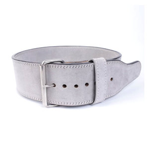 High Quality Gym Fitness Lifting Professional Belt Cheap Rate Training <b>Leather</b> Durable Weightlifting Belt - Product Image 1