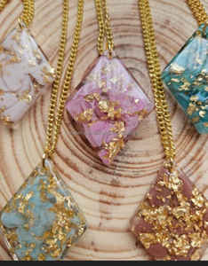 Precious Jewelry Necklace <b>Resin</b> Necklace Geometric Trends Spring Fashion Statement <b>Jewellery</b> for Weddings and Parties - Product Image 3