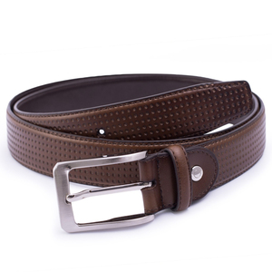 Cinturón de Cuero de Lujo para Hombre, el Más Vendido, 100% Cuero, Venta al Por Mayor, Servicio OEM - Product Image 1