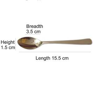 Juego de 6 Cucharas de Kansa Puro, Juego de Cucharas de Bronce para Comida Sólida o Líquida, el Mejor Regalo para Toda Ocasión - Product Image 2