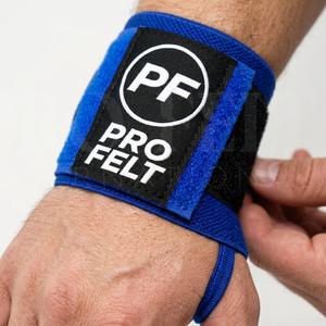 Muñequeras Elásticas de Alta Resistencia Azules, Soporte Elástico para Levantamiento de Pesas, Powerlifting, Entrenamiento en Gimnasio, Ejercicios de Fuerza - Product Image 4