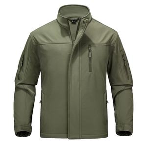 Chaqueta Softshell con Capucha para Hombre, Estilo Urbano, Logotipo Frontal Personalizado, Resistente al Viento, Transpirable, Anti-UV, Cálida para Invierno, Personalizable - Product Image 1