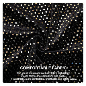 Camisas brillantes para hombre, camisetas de manga corta con lentejuelas brillantes para discoteca, camiseta con purpurina para discoteca, ropa de fiesta para discoteca, lentejuelas metálicas para escenario - Product Image 2