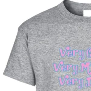 เสื้อยืดแขนสั้นเด็กวัยหัดเดินสีเทาเฮเทอร์พิมพ์ลายตัวอักษรสีสันสดใสคอกลมลำลองน้ำหนักเบาเสื้อยืดแฟชั่นสำหรับทุกวัน - Product Image 6