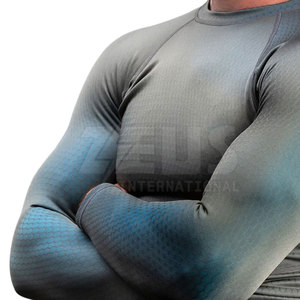 Camisetas de compresión para adultos, uso en exteriores, gimnasio, ejercicio, camisetas de compresión para hombre, venta en línea - Product Image 6